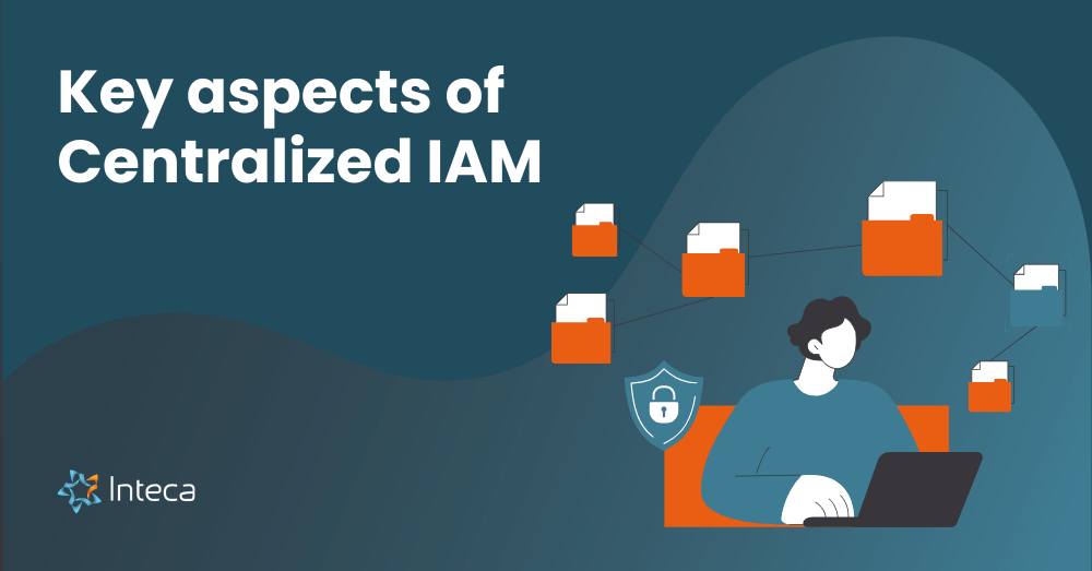 Illustration of centralized IAM with user managing access to multiple resources